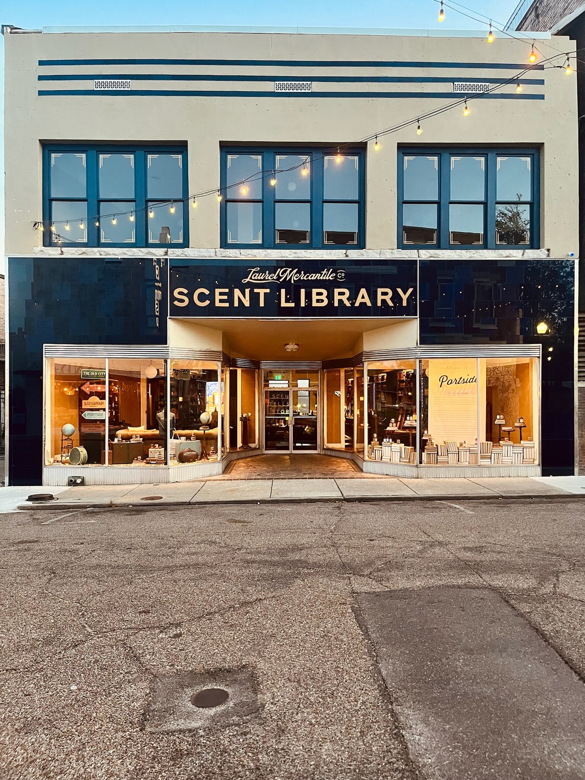 Laurel Mercantile Scent Library storefront